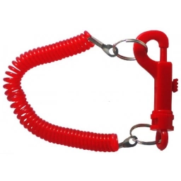 LLAVERO PLASTICO 1PZ CORDON FLEXIBLE