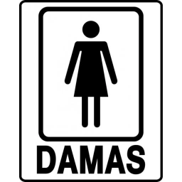 LETRERO �DAMAS�