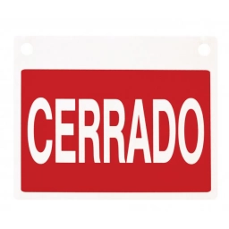 LETRERO �ABIERTO/CERRADO�