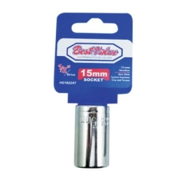 DADO 15 MM EN 1/2� 6 PUNTAS CRV