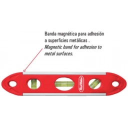 NIVEL TORPEDO DE 9� ALTO IMPACTO C/IMAN