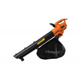 SOPLADOR ASPIRADOR ELECTRICO - CORTA / TRITURA / EMBOLSA - 2400W