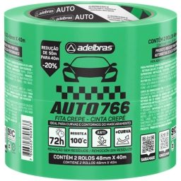 *CINTA PAPEL AUTOMOTRIZ 48MM X 50M ANTI UV 766 VERDE