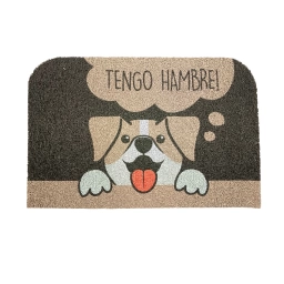 FELPUDO VINIL TENGO HAMBRE PERRO