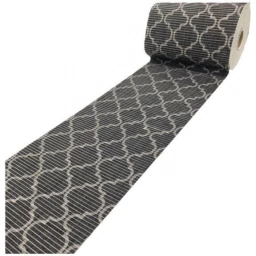 TROPICAL ARABE NEGRO 43CM ROLLO - 15 M