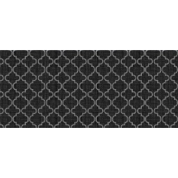 TROPICAL ARABE NEGRO 43X130 CM