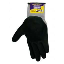 GUANTE MECANICO POLIESTER/NITRILO - MS-GU020 (PACK X 12)