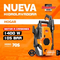 HIDROLAVADORA 1400W CARBON 70S