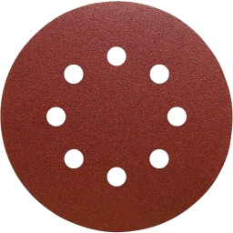 DISCO LIJA VELCRO C/ 8 AGUJ 125 MM GR 220 10 UNID