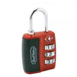 CANDADO TSA COMBINACION PMALETA ROJO