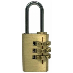 CANDADO COMBINACION BRONCE 20MM