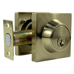 CERRADURA AUXILIAR TUBULAR BRONCEADA C2 LLAVES