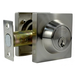 CERRADURA AUXILIAR TUBULAR SATINADA C2 LLAVES